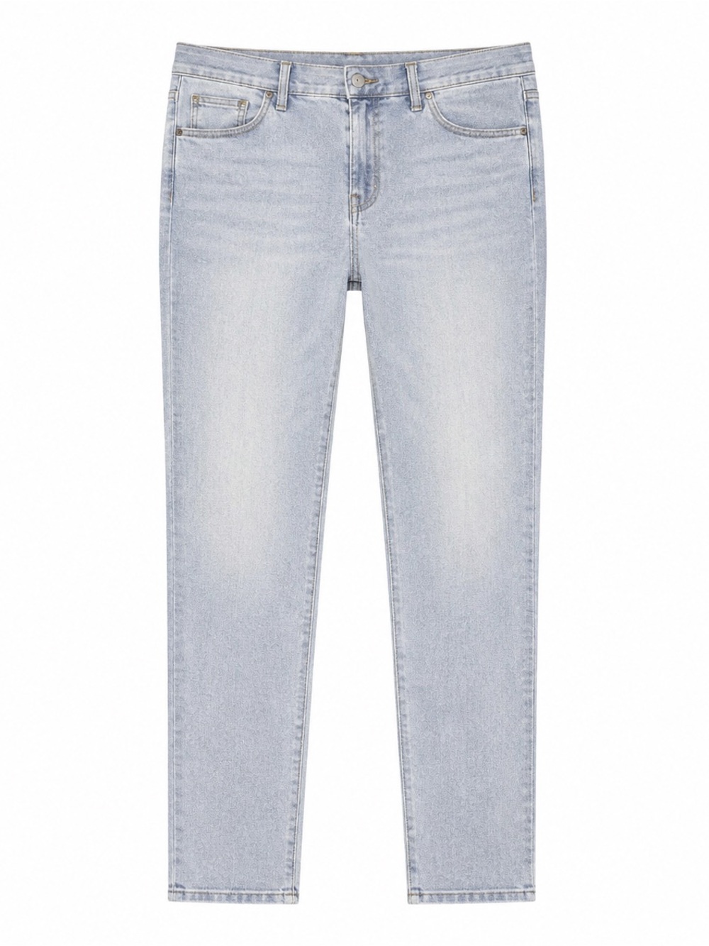 Dynamite Light Blue Straight Leg High-Rise Jeans